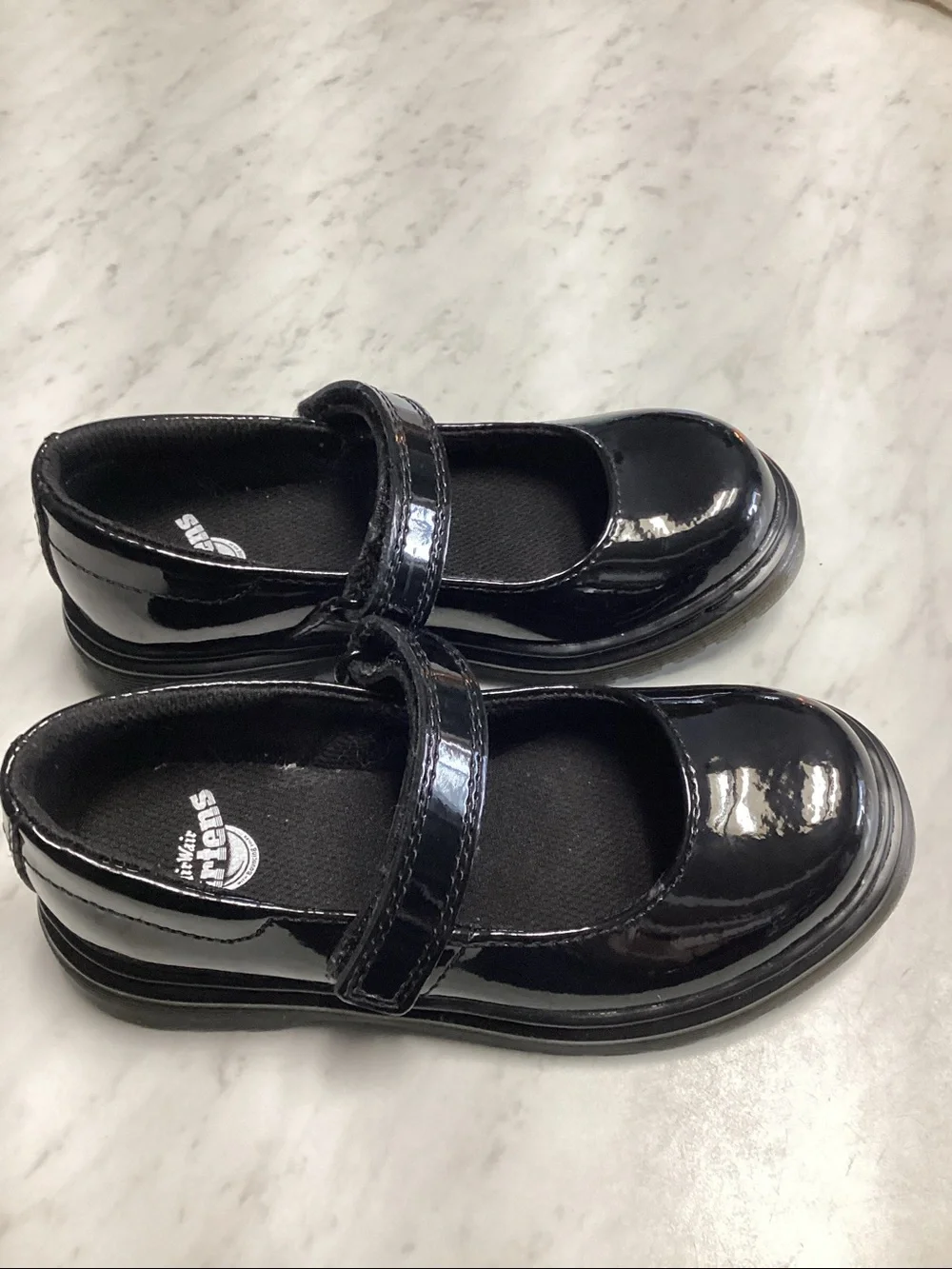Dr. Martens Kids Black Patent Mary Jane Shoes NWT
